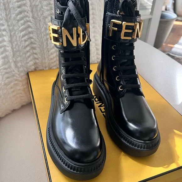 Fendi Black Combat/Moto Boot - BNIB! - Picture 4 of 16